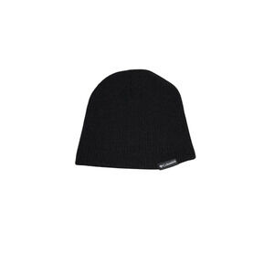 Columbia black knit ribbed winter hat, one size